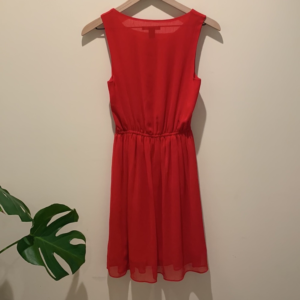 Red Mid Dress - Picture 4 of 9